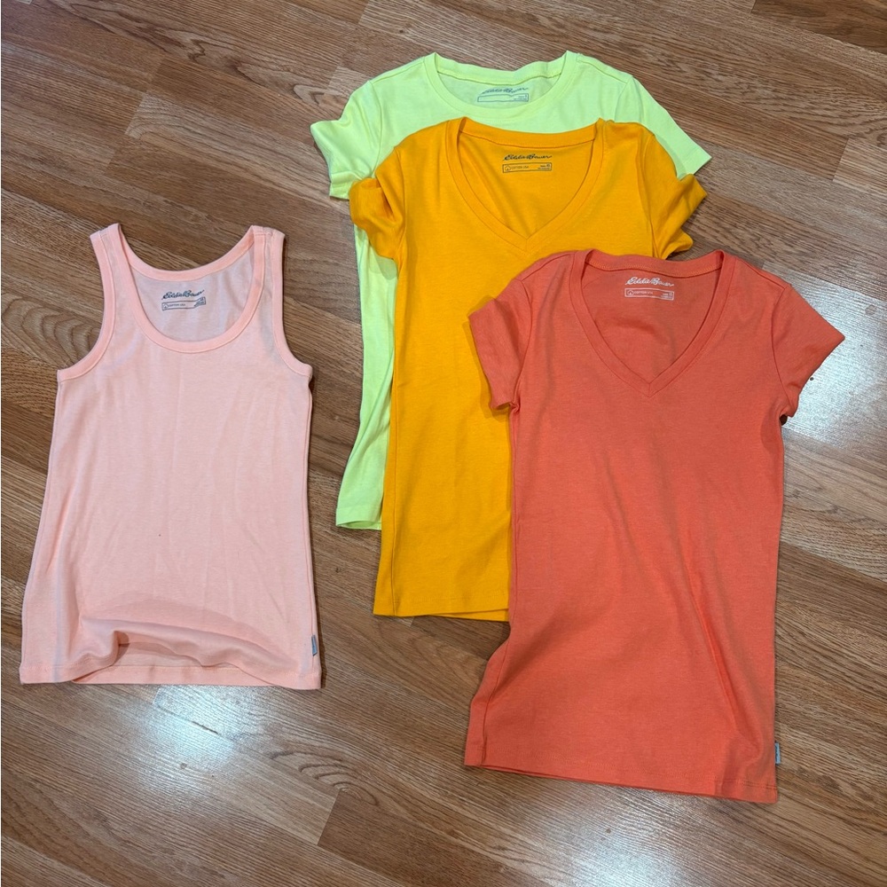 Colorful Eddie Bauer T-Shirts Set XS/S